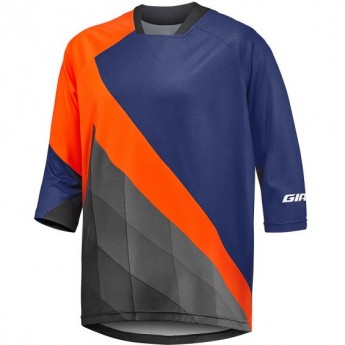 Джерси с рукавом 3/4 TRANSFER темно-синий/оранжевый/черный XL