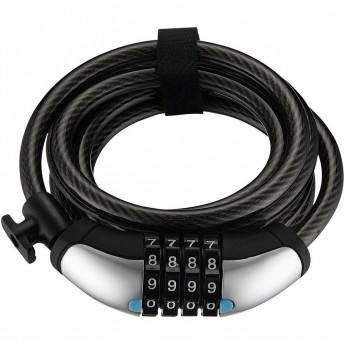 Замок для велосипеда SURELOCK FLEX COMBO COIL 12 (12 мм трос в оплетке, кодовый механизм)
